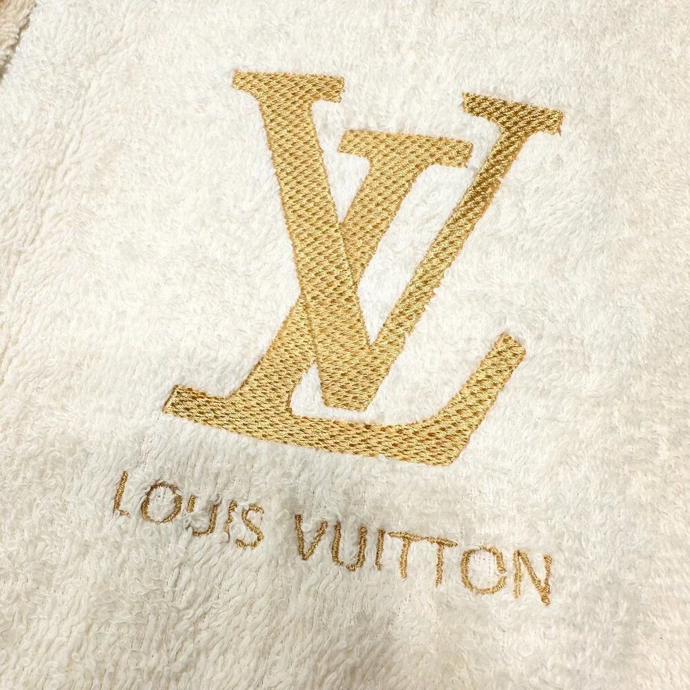Louis Vuitton Style Towels Embroidered Hand Towel Set Bathroom Home Decor
